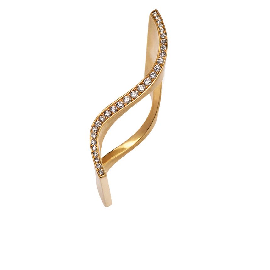 750/-Gelbgold 29 Brillanten 0,18ct