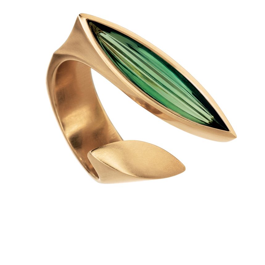 750/-Gelbgold Tumalin